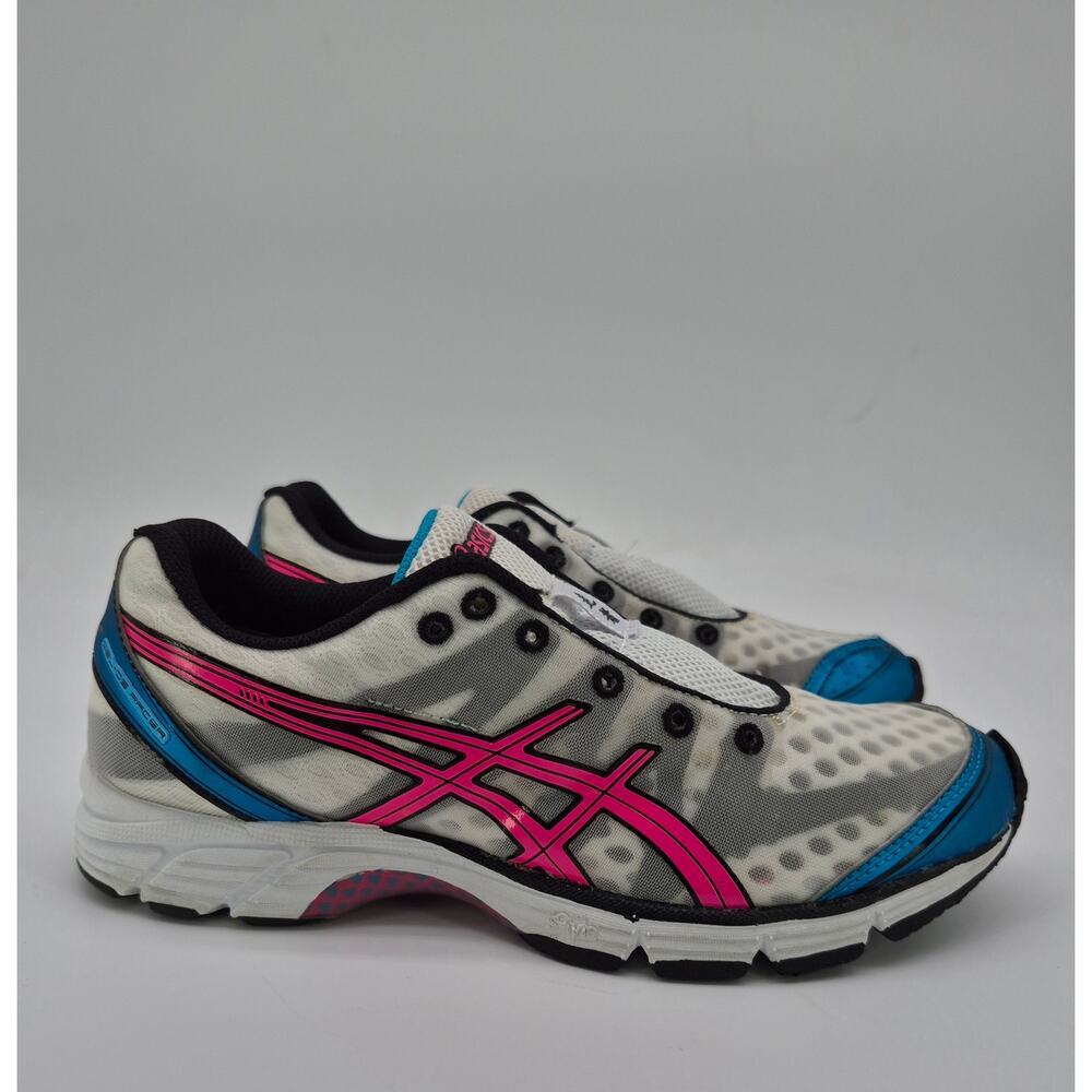 ASICS Gel-DS Racer Running Shoes Women’s 7.5 White Pink Blue T266N
